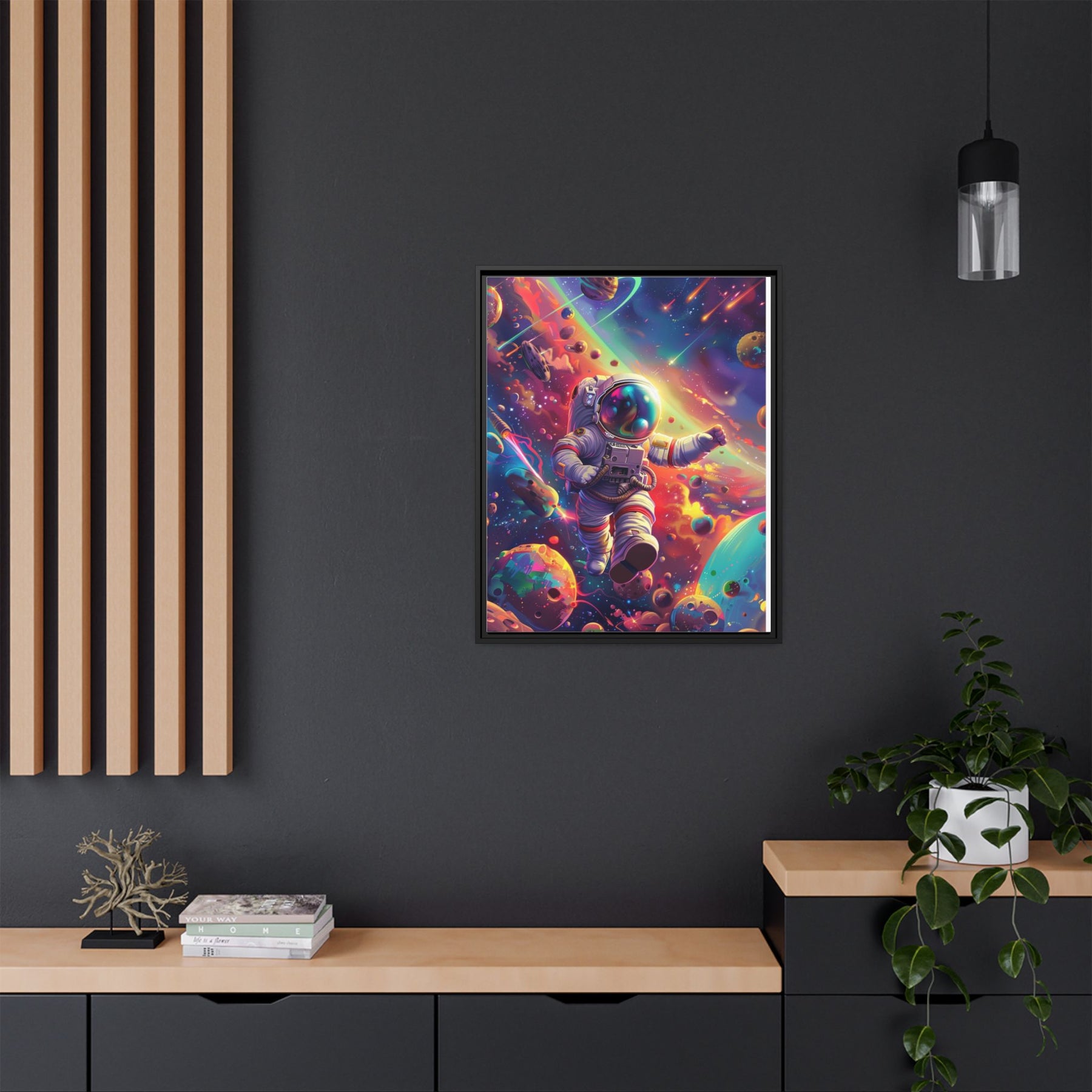 Matte Canvas, Framed (Multi-color)